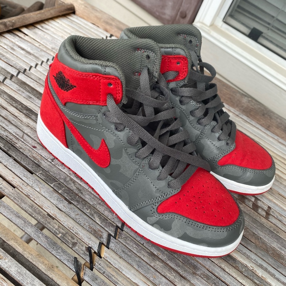 Jordan 1 Retro High Camo 3M Bred (GS)
